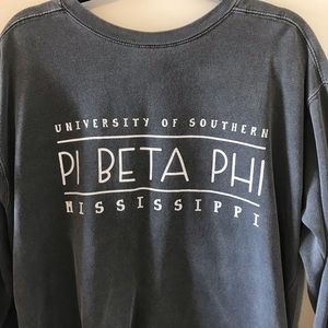 Pi Beta Phi Comfort Colors Sweatshirt